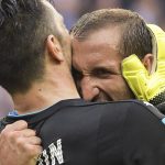 Buffon și Chiellini, în timpul unui meci