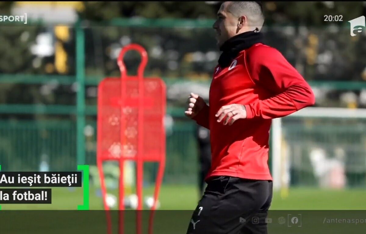 Stanciu s-a bucurat ca în ziua în care a primit prima minge: a reînceput antrenamentele