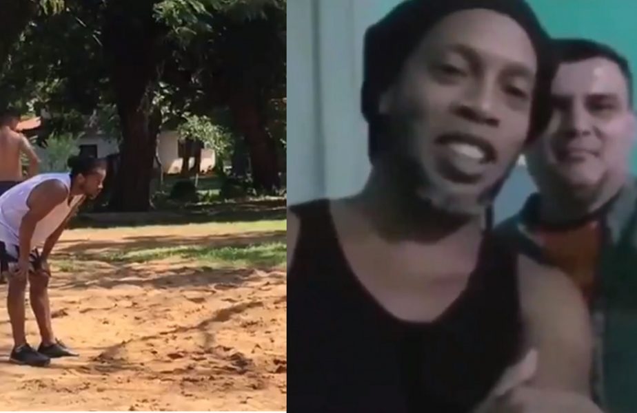 VIDEO | Ronaldinho, încântat de colegii de celulă. Ce a transmis familiei unui deținut închis pentru trafic de droguri
