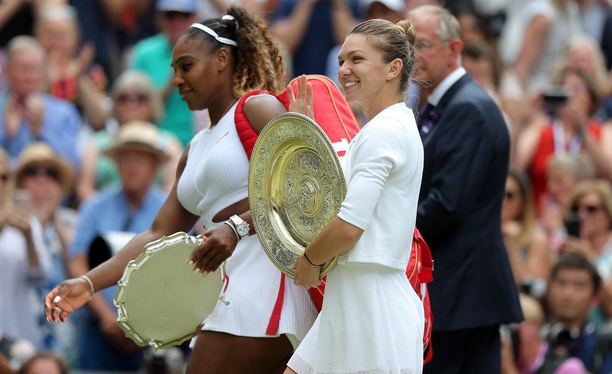 Simona Halep și Serena Williams