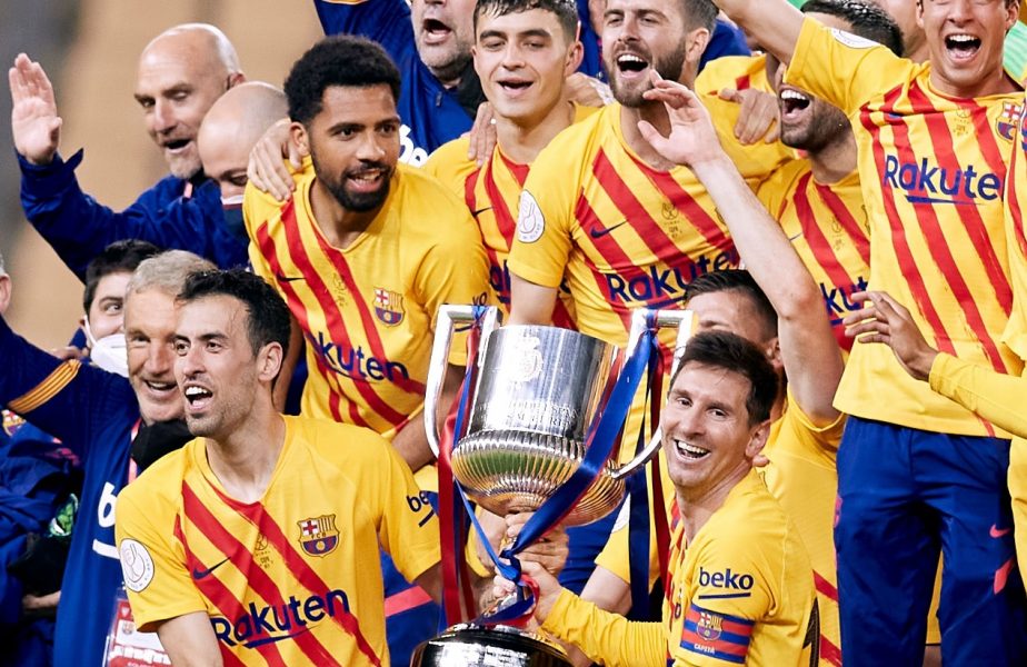 Athletic Bilbao – Barcelona 0-4 | Colegii de la Barcelona au stat la coadă să facă poză cu idolul Lionel Messi după finala Cupei Spaniei