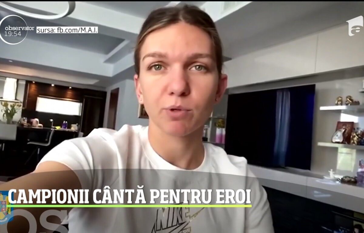 Nadia, Halep și Ianis Hagi cânta cu Smiley pentru eroii României din aceste zile grele