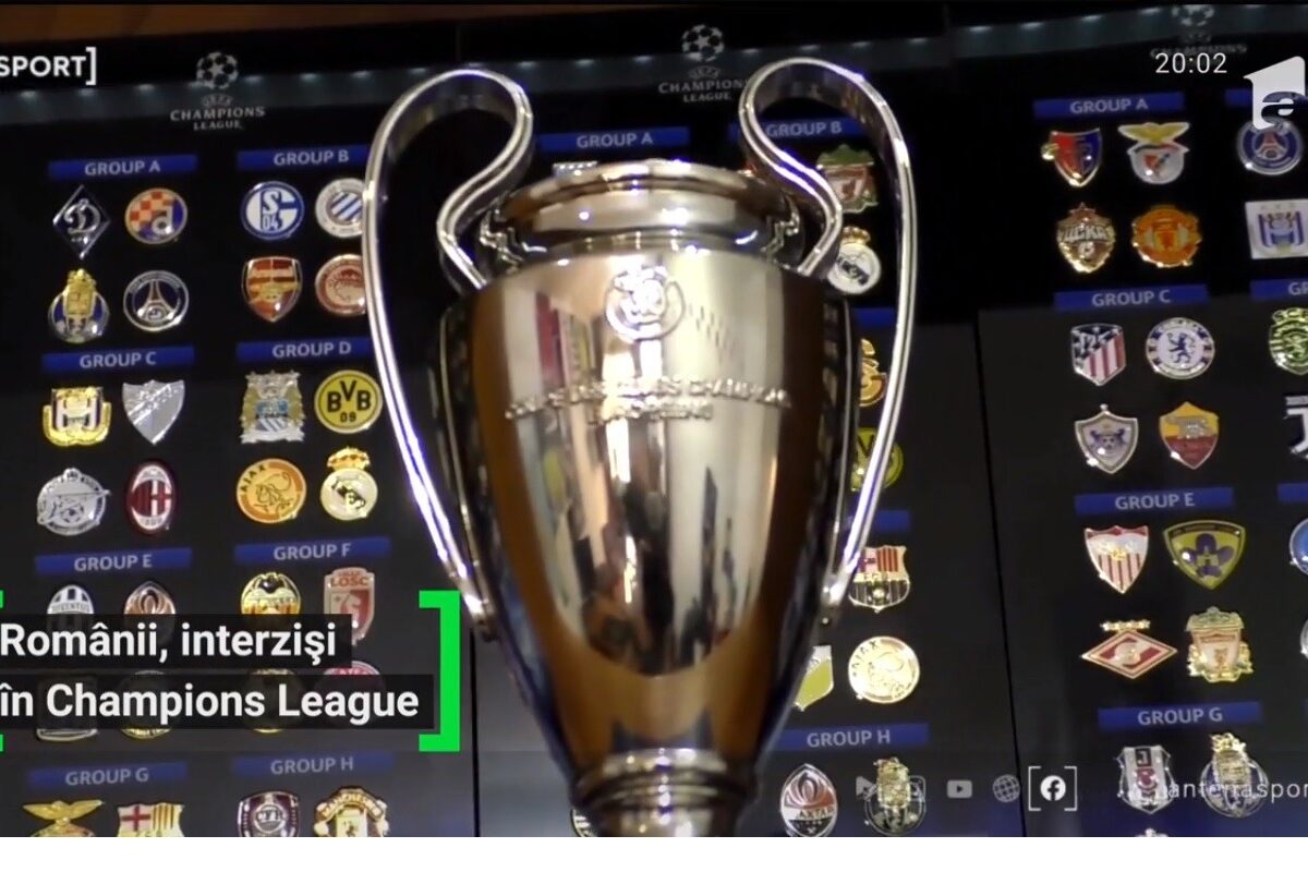 Românii, interziși în Champions League