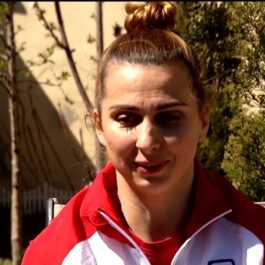 Alina Dumitru e profesoară de judo pentru nepoții ei!
