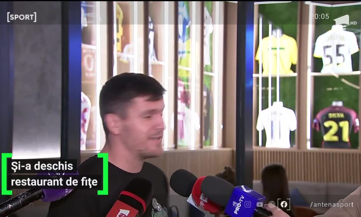 Și-a deschis restaurant de fițe! Alexandru Bourceanu, de la fotbalist la antreprenor. Fostul mijlocaș a fost susținut de nașa Anamaria Prodan