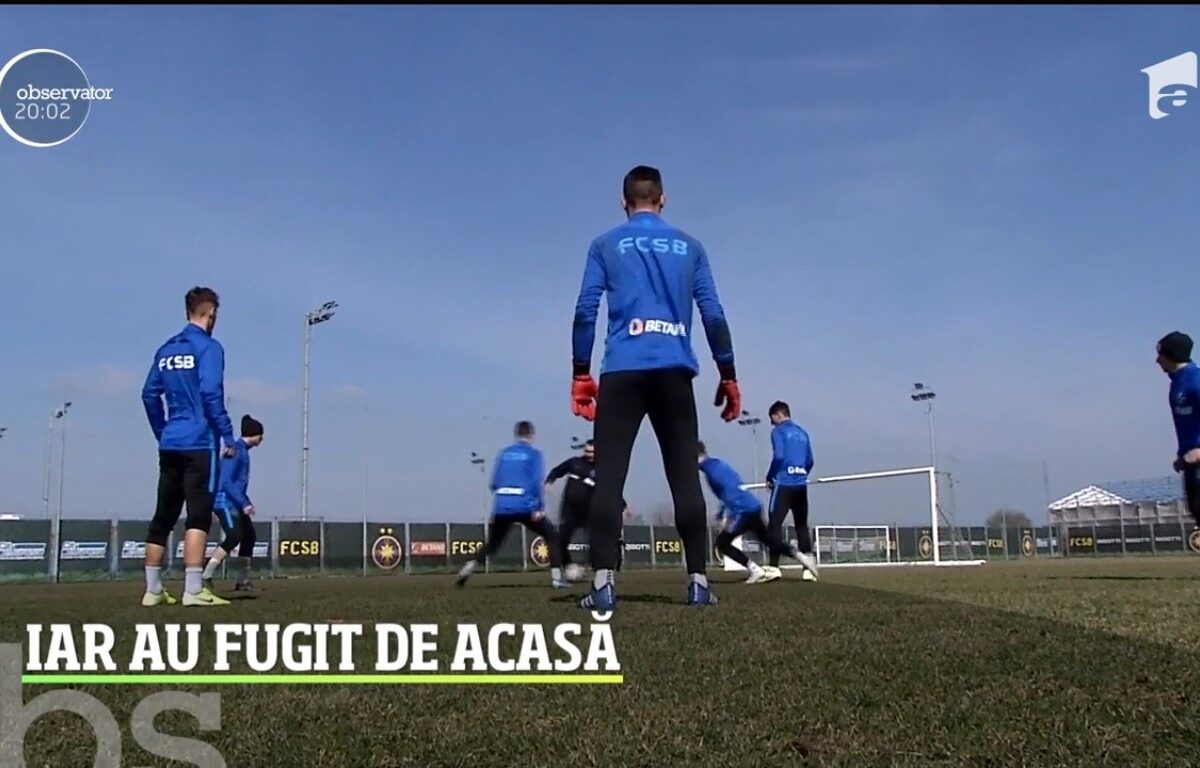 Fotbaliștii de la FCSB au mers la Berceni sa se pregateasca