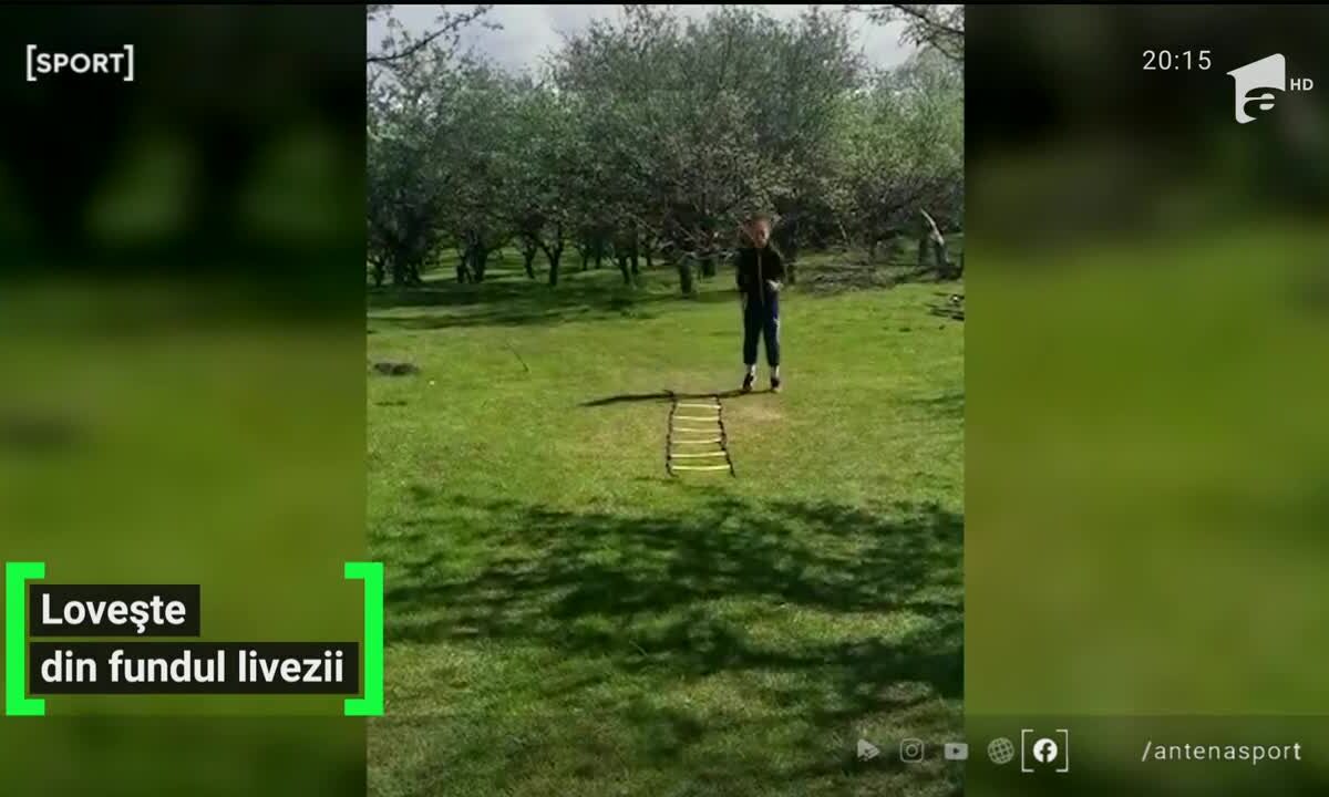 E cu un pas la Olimpiada, iar acum se pregătește în livadă!