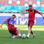 EURO 2020 | Macedonia de Nord s-a antrenat pe stadionul Ghencea! Ce mesaj a fost afişat pe tabelă + Cum arată gazonul