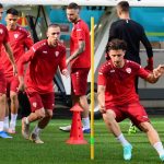 EURO 2020 | Macedonia de Nord s-a antrenat pe stadionul Ghencea! Ce mesaj a fost afişat pe tabelă + Cum arată gazonul