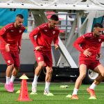 EURO 2020 | Macedonia de Nord s-a antrenat pe stadionul Ghencea! Ce mesaj a fost afişat pe tabelă + Cum arată gazonul