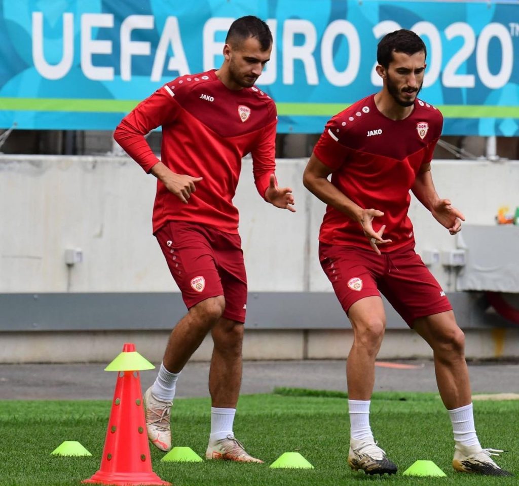 EURO 2020 | Macedonia de Nord s-a antrenat pe stadionul Ghencea! Ce mesaj a fost afişat pe tabelă + Cum arată gazonul