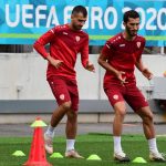 EURO 2020 | Macedonia de Nord s-a antrenat pe stadionul Ghencea! Ce mesaj a fost afişat pe tabelă + Cum arată gazonul