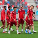 EURO 2020 | Macedonia de Nord s-a antrenat pe stadionul Ghencea! Ce mesaj a fost afişat pe tabelă + Cum arată gazonul