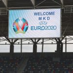 EURO 2020 | Macedonia de Nord s-a antrenat pe stadionul Ghencea! Ce mesaj a fost afişat pe tabelă + Cum arată gazonul