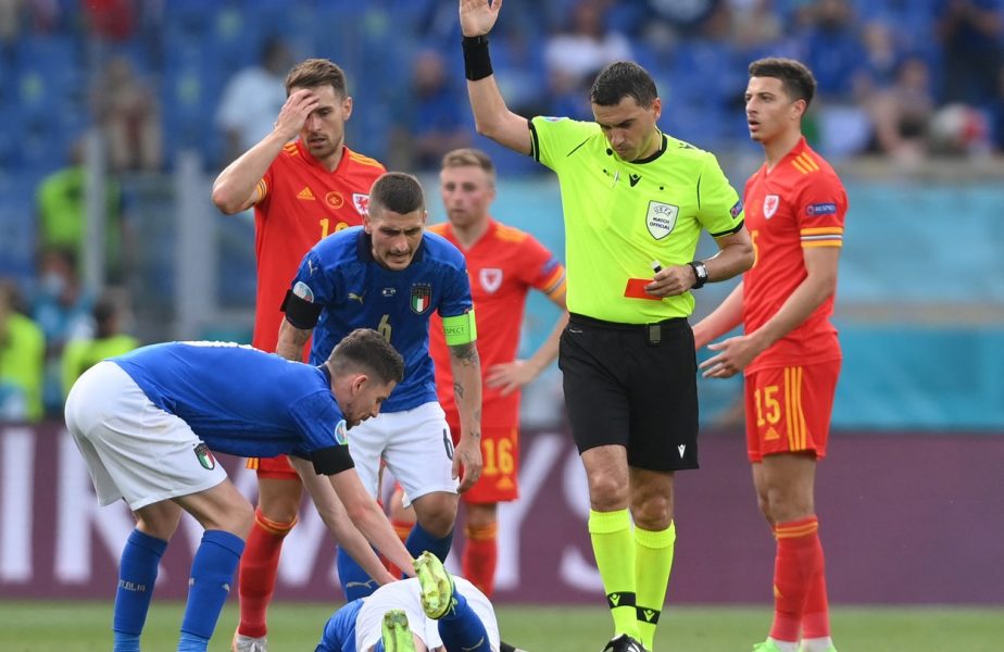 EURO 2020 | Ovidiu Haţegan, pus la zid după ce l-a eliminat pe Ethan Ampadu: „Fotbalul s-a terminat! Decizie şocantă!” Ce a spus selecţionerul Ţării Galilor