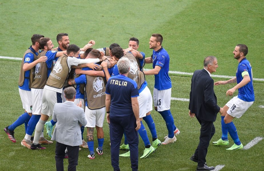 EURO 2020 | Italia – Ţara Galilor 1-0. „Squadra Azzurra”, 30 de meciuri la rând fără eşec şi peste 1.000 de minute fără gol primit. Bale va juca şi el în optimi