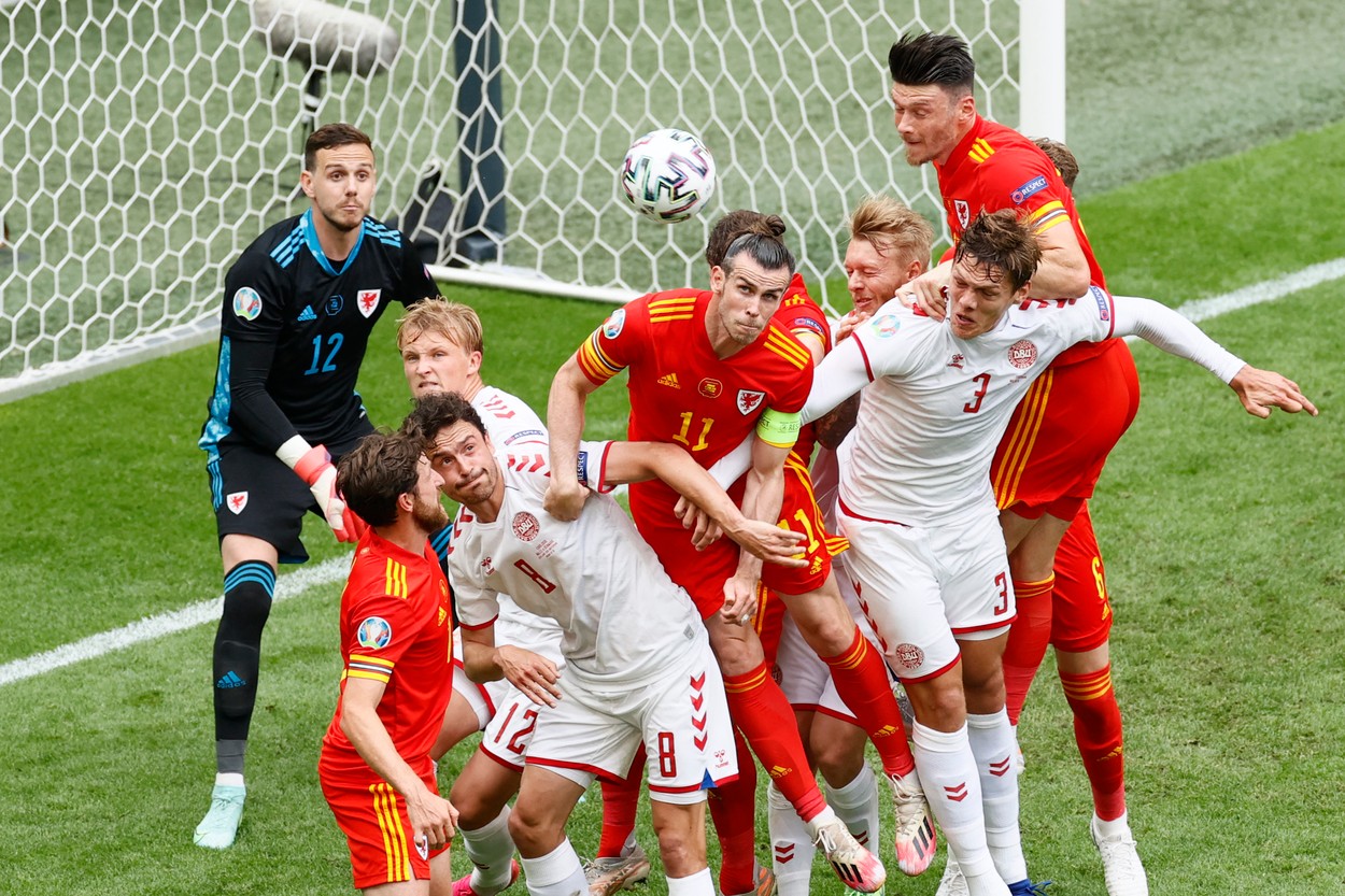 Ţara Galilor - Danemarca, primul duel din optimile Euro 2020