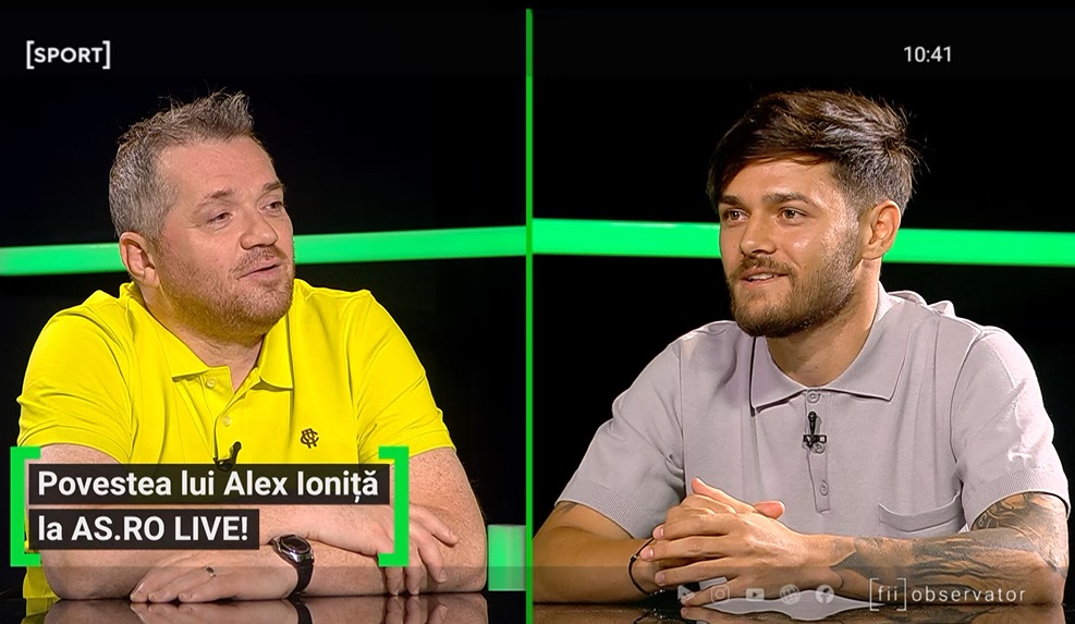 Alexandru Ioniță a fost invitat la AS.ro LIVE