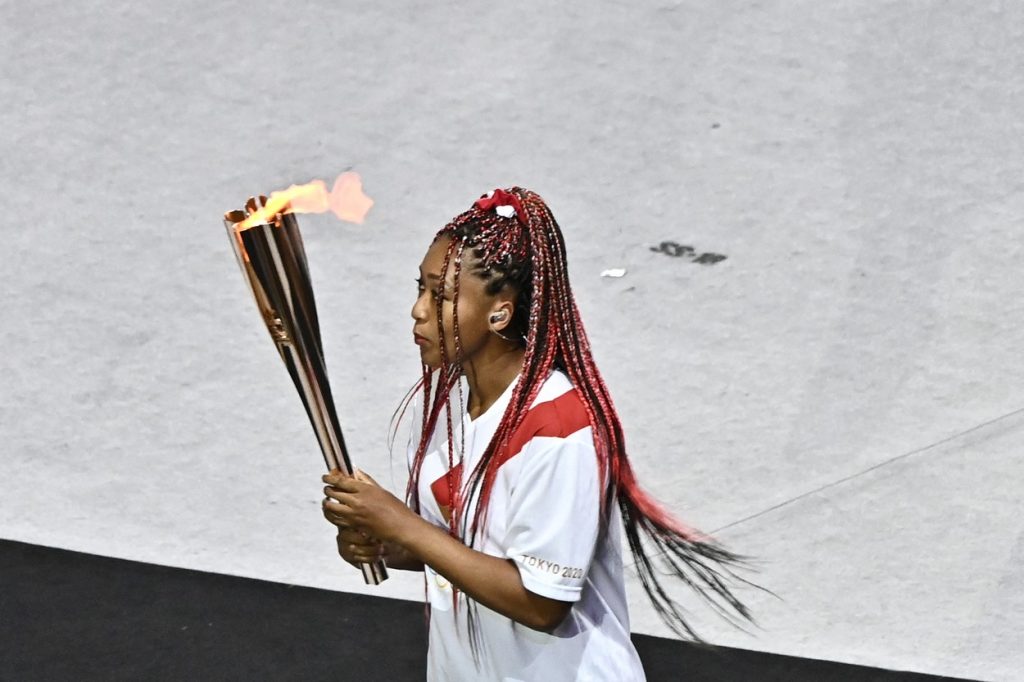 Naomi Osaka a aprins flacăra olimpică la Jocurile Olimpice 2020 / Profimedia