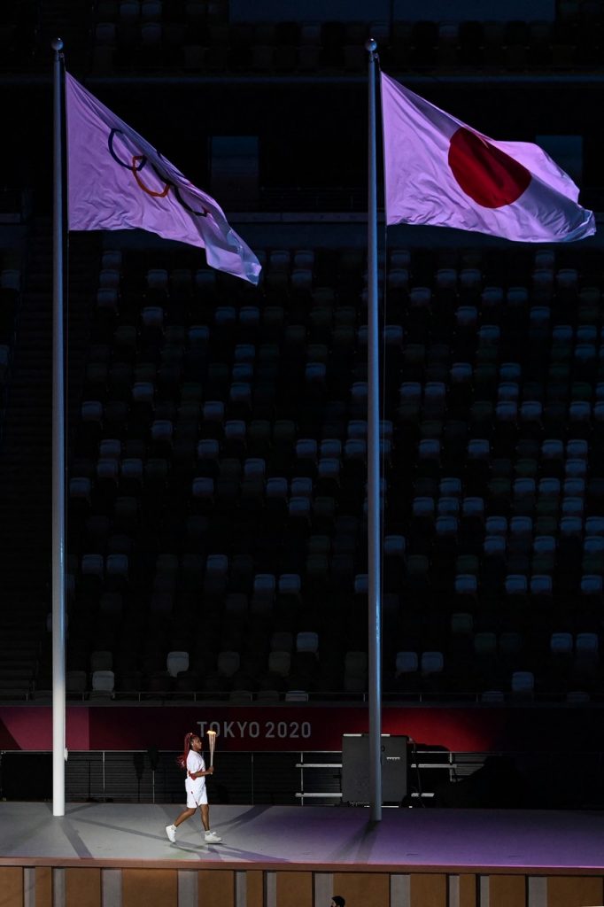 Naomi Osaka a aprins flacăra olimpică la Jocurile Olimpice 2020 / Profimedia