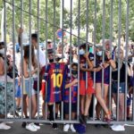 Scene emoționante la despărțirea lui Lionel Messi de Barcelona