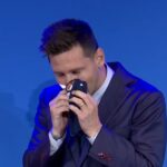 Lionel Messi, în lacrimi