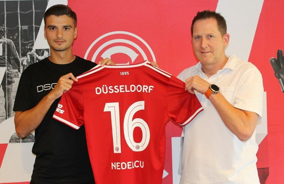 Dragoş Nedelcu, prezentat oficial de Fortuna Dusseldorf