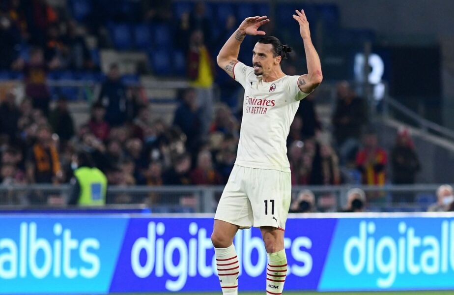 Zlatan Ibrahimovic, zeu la 40 de ani! A marcat golul 400! Suedezul a trimis o rachetă în AS Roma – Milan 1-2. Ciprian Tătărușanu, din nou integralist
