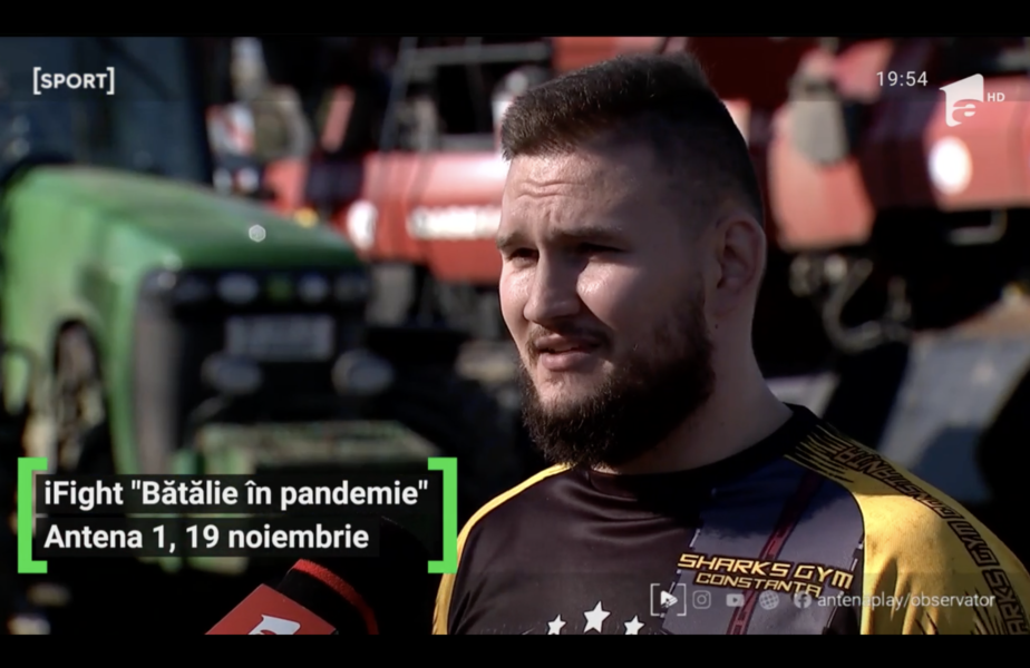 Mădălin Pîrvulescu promite show total în meciul cu uriașul Dănilă! „Bătălie în pandemie”, pe 19 noiembrie, la Antena 1, imediat după X-Factor