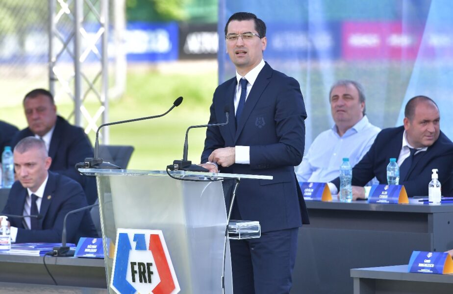 Răzvan Burleanu a fost reales, în unanimitate de voturi, preşedintele Federației Române de Fotbal! ”Misiunea noastră este să facem fotbalul mai bun”