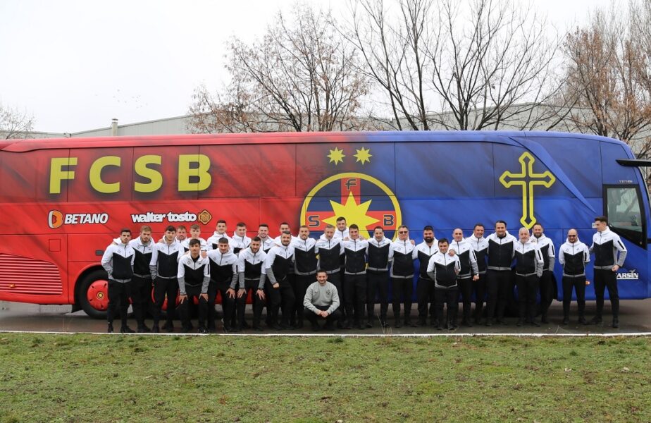 FCSB a dat lovitura şi a mai semnat un parteneriat. Roş-albaştrii au primit un autocar de cinci stele. Imagini spectaculoase cu Budescu şi Pintilii!