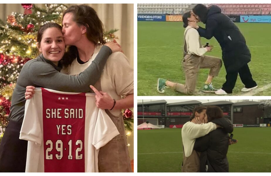 Cerere în căsătorie surprinzătoare, chiar pe terenul de fotbal. O jucătoare de la Atletico Madrid a avut parte de surpriza vieţii ei! Iubita ei a organizat totul