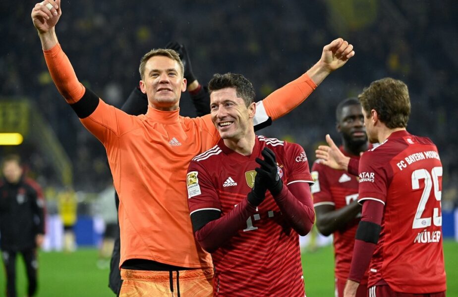 Borussia Dortmund – Bayern Munchen 2-3. Show total în „Der Klassiker”! Robert Lewandowski, învingător în fața lui Erling Haaland