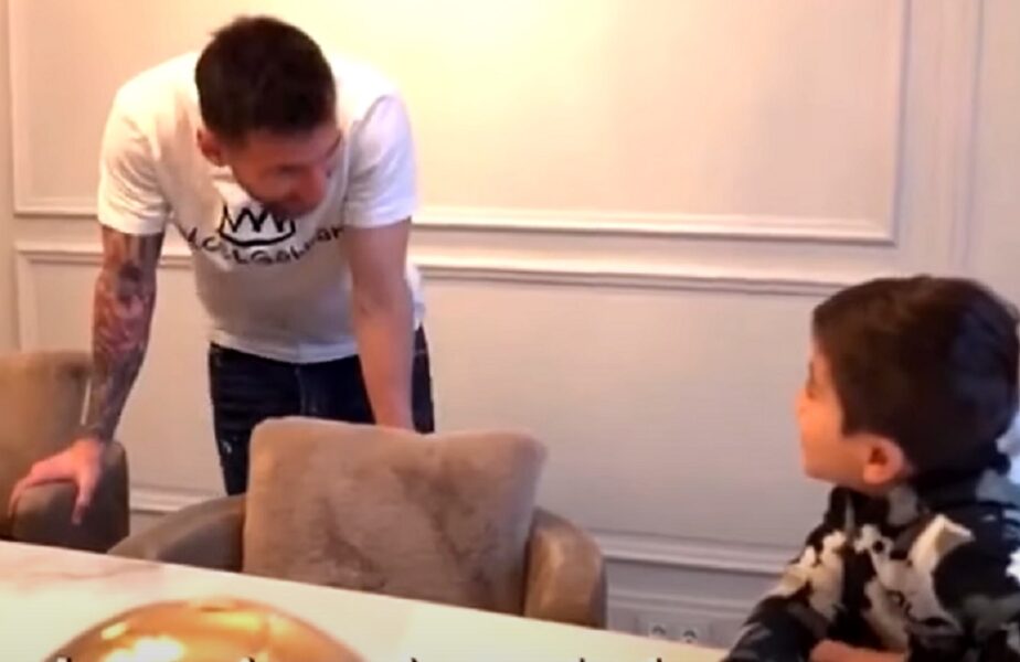 „De ce ai câștigat Balonul de Aur?” Lionel Messi, dialog fabulos cu fiul său. Ce răspuns a dat  starul de la PSG