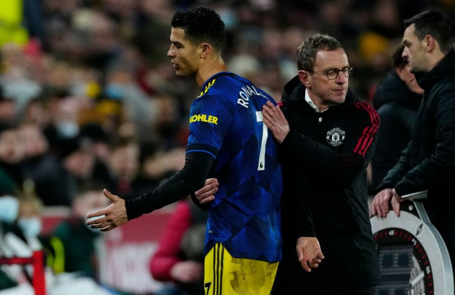 Cristiano Ronaldo, un car de nervi! Schimbat de Ralf Rangnick în Brentford – Manchester United 1-3, superstarul lusitan a răbufnit: ”De ce eu?”