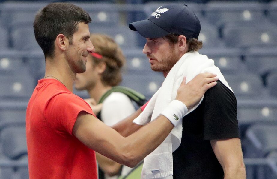 Andy Murray şi Novak Djokovic