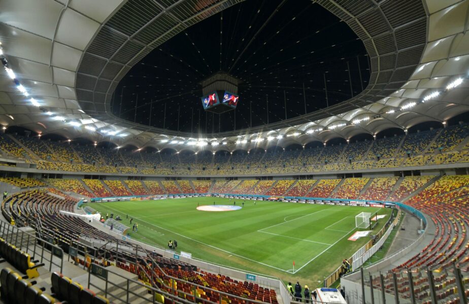 Stadionul Arena Națională din București înaintea unui meci
