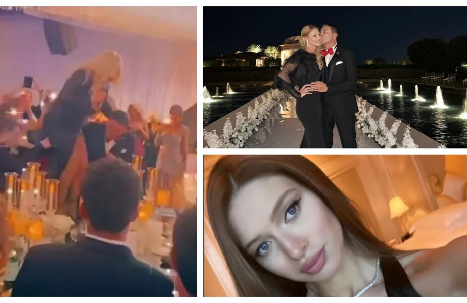 Cristi Borcea și Valentina Pelinel au fost la nunta anului. Afaceristul a dansat pe mese cu Loredana și a avut parte de o surpriză de proporții în „raiul milionarilor”