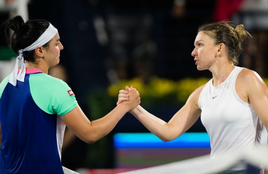Simona Halep – Ons Jabeur, în sferturile de finală ale turneului de la Dubai. Cele două jucătoare s-au mai întâlnit de două ori până acum. Ora de start a meciului