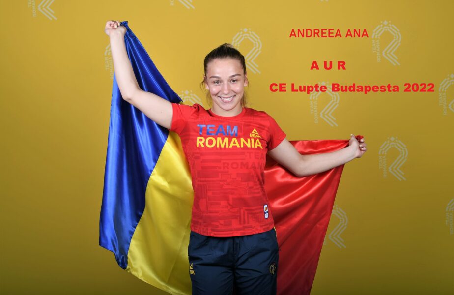 Andreea Ana a devenit prima campioană europeană la lupte din România
