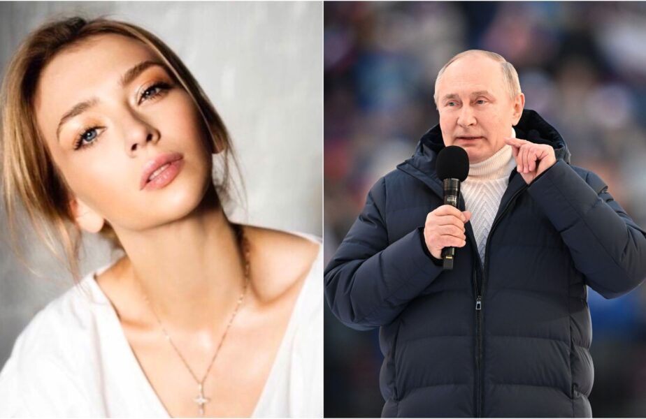 „Rușinos și dezgustător!” Reacții vehemente după apariția scandaloasă a unei tinere de 26 de ani la mitingul lui Vladimir Putin. „Purta litera ‘Z’ sub jachetă?”
