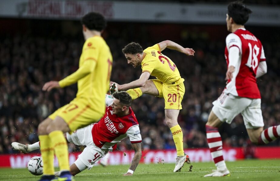 Arsenal – Liverpool 0-2. Diogo Jota şi Firmino au marcat pe Emirates. Starurile lui Jurgen Klopp s-au apropiat la un punct de Manchester City. Cum arată clasamentul în Premier League