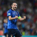 Giorgio Chiellini, în timpul unui meci pentru naţionala Italiei