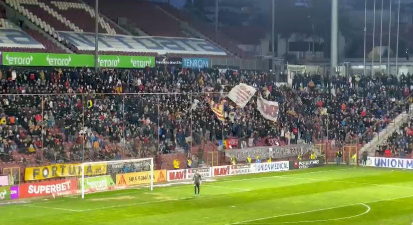 Fanii lui CFR Cluj, la derby-ul cu FCSB