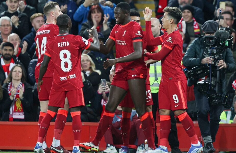 Liverpool – Benfica | Ibrahima Konate, „coşmarul” portughezilor! Fundaşul de 42 de milioane al lui Jurgen Klopp i-a „taxat” din nou pe „vulturi” şi a intrat într-un clasament select