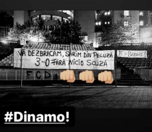 Ultraşii lui Dinamo au trecut la ameninţări înaintea barajului cu "U" Cluj