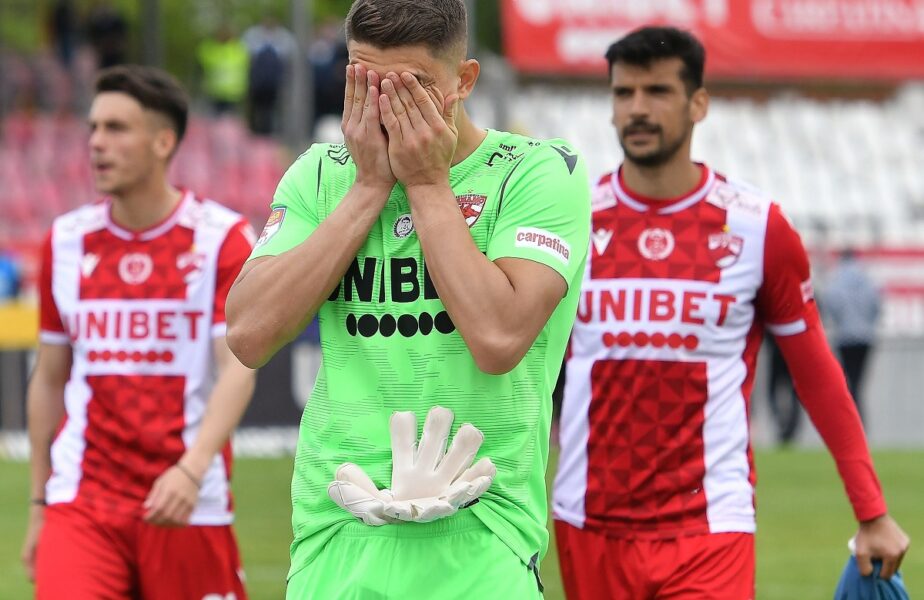 Mihai Eşanu, dezamăgit în timpul unui meci
