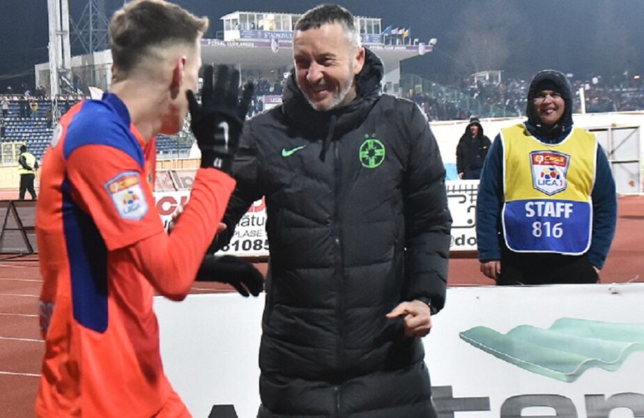 Mihai Stoica l-a ironizat pe Istvan Kovacs, după Universitatea Craiova – FCSB 0-1. „L-am felicitat. Doar pentru avantajul de la golul lui Bernardo Silva”