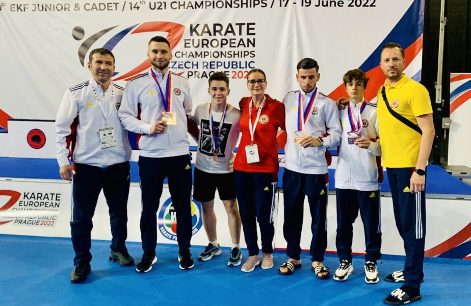 Rezultate excelente la Campionatul European de Karate! 4 medalii pentru lotul României