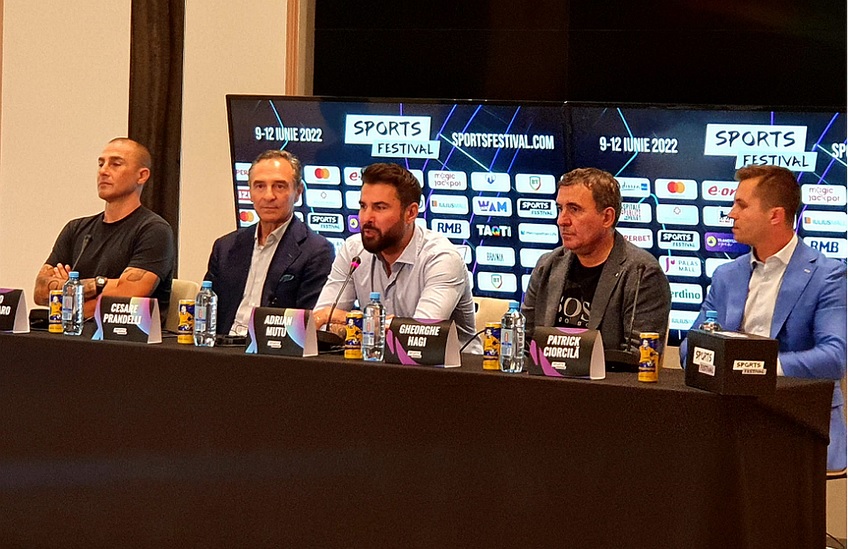 Conferința de presă de la retragerea lui Adrian Mutu, cu Fabio Cannavaro, Gică Hagi și Cesare Prandelli